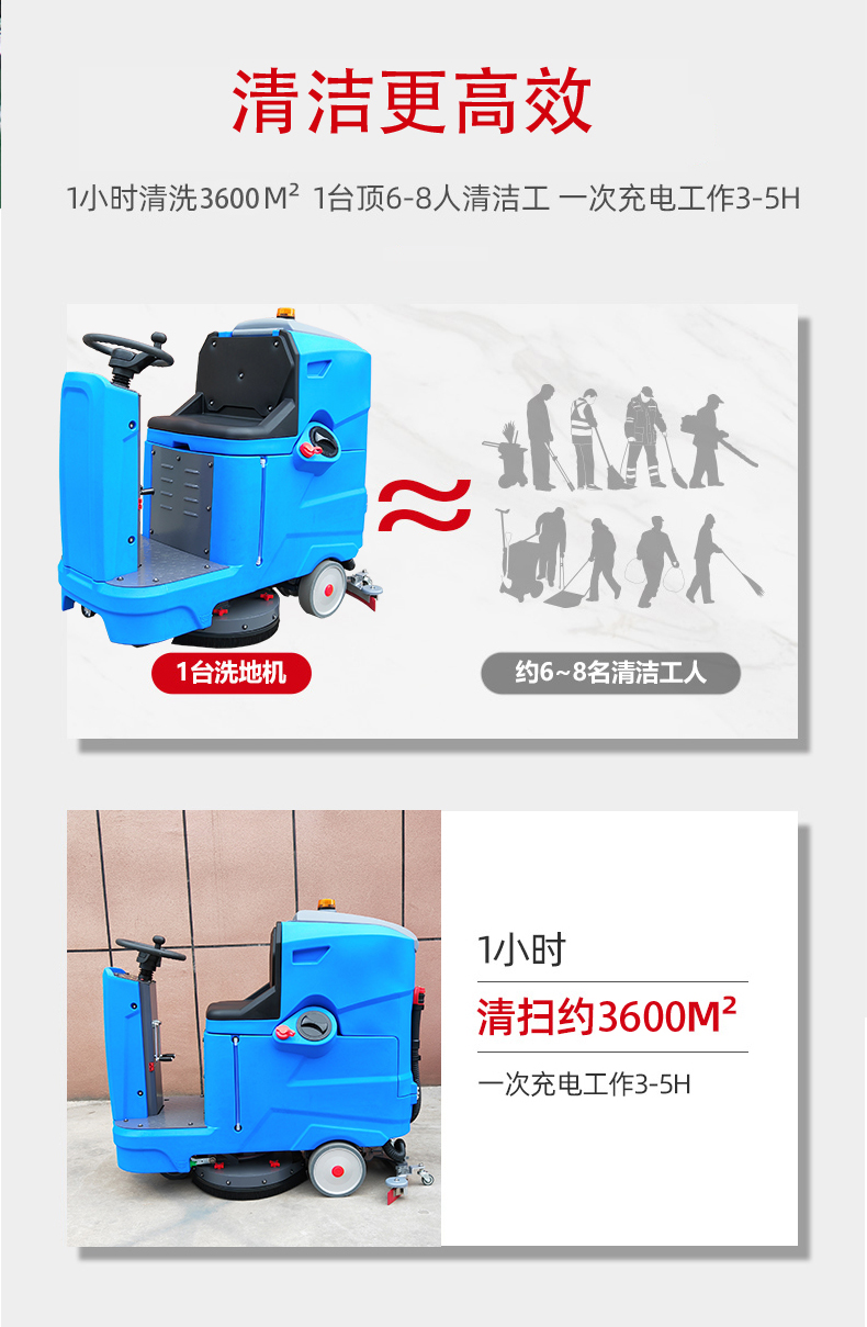衡水驾驶式洗地机更适合用在高铁站